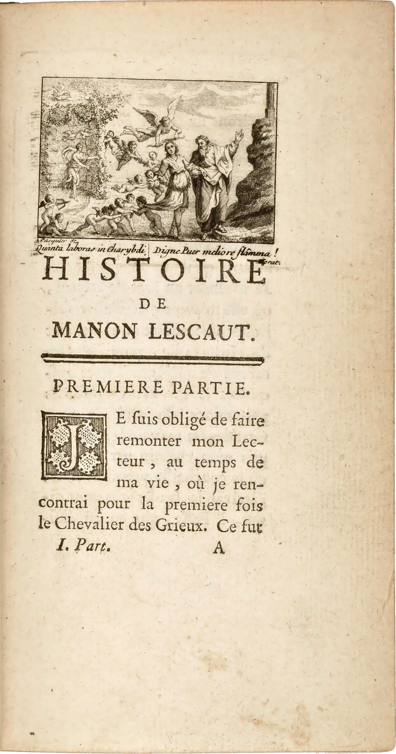 Manon Lescaut book cover