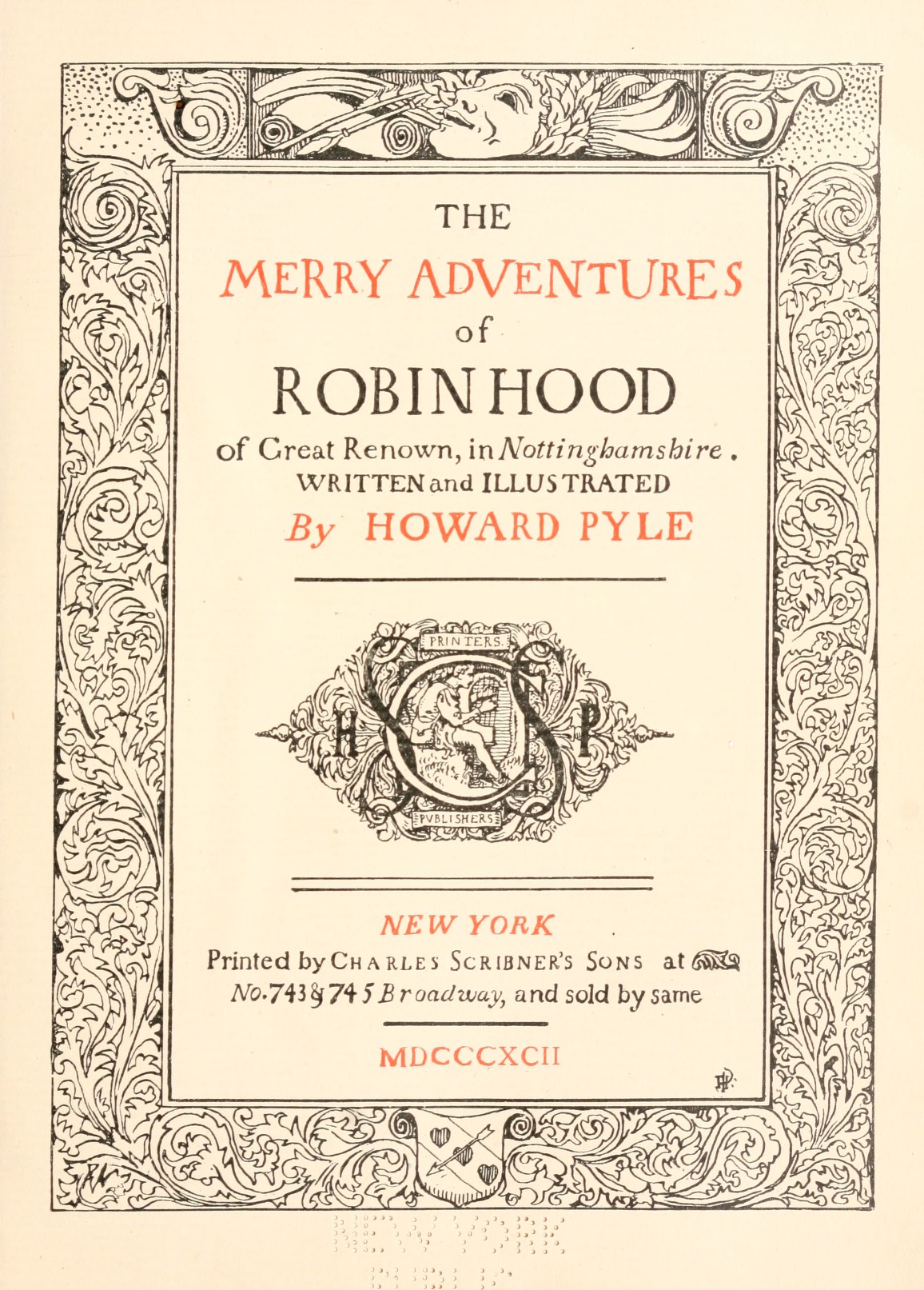 The Merry Adventures of Robin Hood book cover