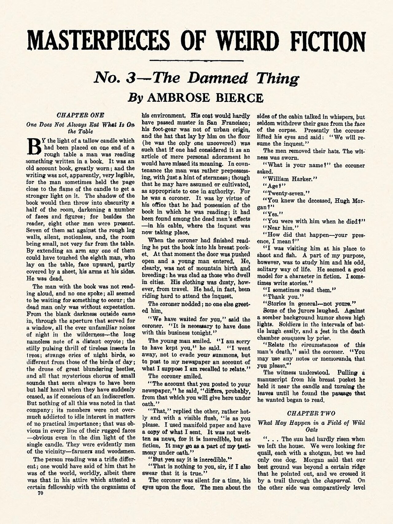 The Damned Thing book cover
