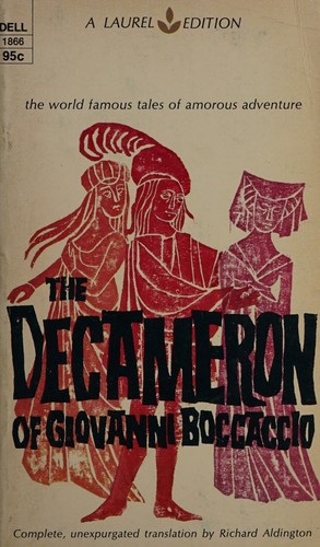 The Decameron of Giovanni Boccaccio cover