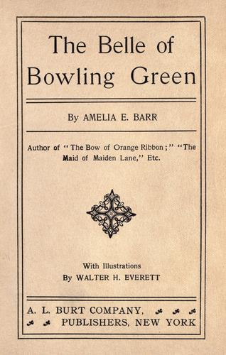 The Belle of Bowling Green cover